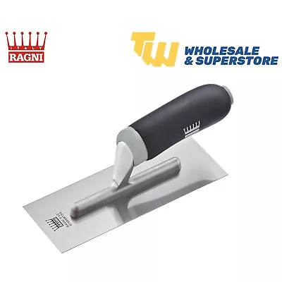 Ragni 8 X 3” Plastering Midget Trowel Steel Blade & Soft Grip Handle RAG108SMTSG • £12.99