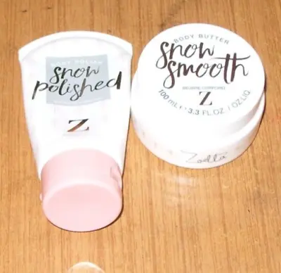 Zoella - Snow Polished Body Polish And Snow Smooth Body Butter Set • £0.99