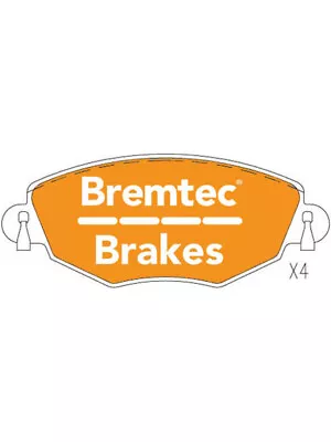 Bremtec Trade Line Brake Pad Fits Jaguar XJS 5.3 XJS (BT1340TS) • $47.25