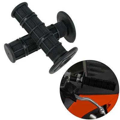 7/8  Rubber Front Handlebar Hand Grips For Thumb Throttle ATV Quad For Yamaha • $8.91