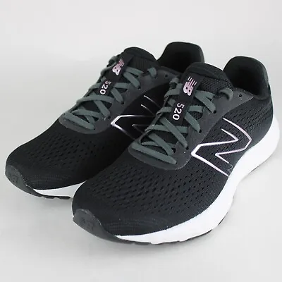 Women's New Balance 520 V8 Training Low Top Lace Up Running Shoes Black W520LB8 • $46.99