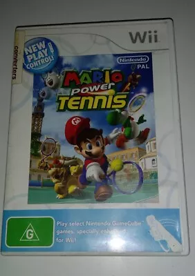 Mario Power Tennis Nintendo Wii Complete  FREE POST • $7.95