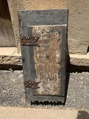 Vtg Primitive Wood Wall Cabinet • $125