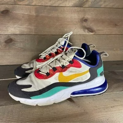 Nike Air Max 270 Mens Size 10.5 Shoes Multicolor Athletic Running Sneakers • $24.99
