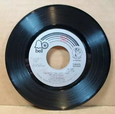 Vicki Lawrence - The Night The Lights Went..../Dime A Dance (45 RPM 1972 Bell) • $9.99