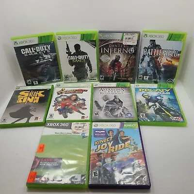 $29.99 • Buy Xbox 360 Games Lot Bundle Of 10 - Tested 