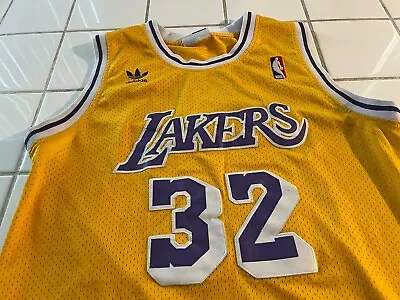 Authentic Magic Johnson Los Angeles Lakers Jersey By Adidas HWC Throwback. SizeM • $35