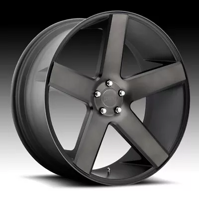 Dub S116 Baller Machined Black DDT 24x9 5x115 15mm (S116249090+15) • $473.28