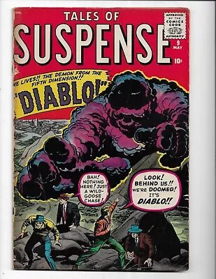 Tales Of Suspense 9 - G- 1.8 - Iron Man Prototype - Ditko - Kirby - Lee (1960) • $70