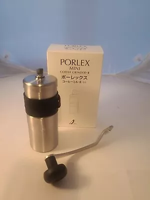 Porlex Mini II Manual Coffee Grinder  Stainless Steel Body Ceramic Conical Burr • £79.99