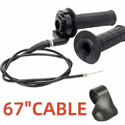 7/8 Grips  Throttle Cable Housing 97cc Mini Baja Doodlebug 2.8 Hp Mini Bike • $15.36