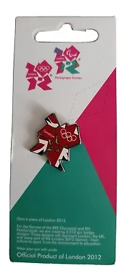 Official London 2012 Union Flag Logo Olympic Games Enamel Pin Badge • £1.79