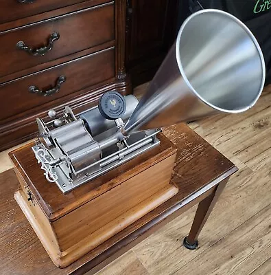 1903 Pathe Le Coq- Reversible Box- Cylinder Phonograph/gramophone • $874.99