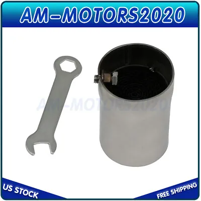 47mm Motorcycle Muffler Shorty Can Insert Cycles Baffle Catalyst • $10.79
