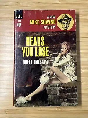Heads You Lose: A Mike Shayne Mystery Dell Pulp 1965 Robert McGinnis Cover • $4.64