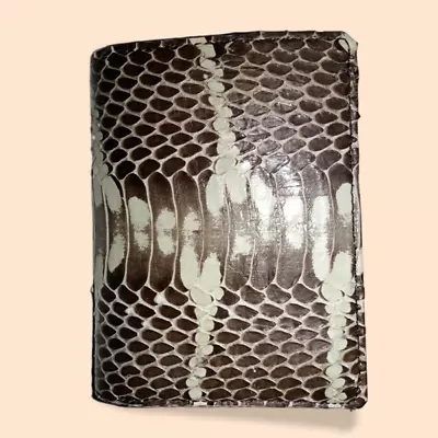 FREE SHIPPING Genuine Mangrove Snakeskin Leather Men's Bifold Wallet • $30