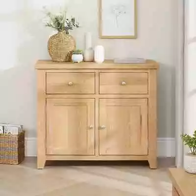 Cheshire Limed Oak Medium 2 Drawer 2 Door Sideboard - Storage Cabinet - LR36 • £399