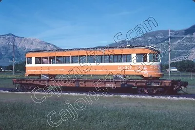 Original Slide- UP Flatcar 57989 With Trolley At OgdenUT. 5/05 • $3.99