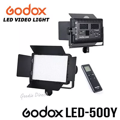 Godox LED500Y Yellow Version 3300K Continuous LED Video Light Panel Camera Light • £175