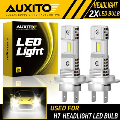 AUXITO H7 LED Headlight Bulb Conversion Kit High Low Beam 6500K Super White Q10A • $23.74