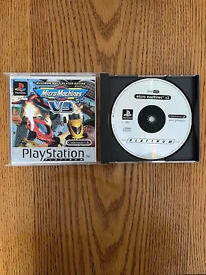 Micro Machines V3 | Platinum | Sony Playstation PS1 Game |very Good Condition • £5