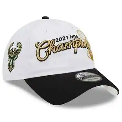 Milwaukee Bucks NBA Champions New Era Adjustible Hat Cap WHITE • $5