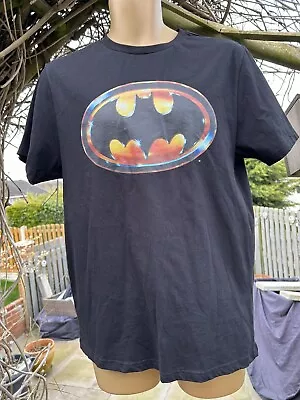 Batman 89' Michael Keaton Mens T Shirt Halloween Arkham Gotham Size M 1989 • £14.99