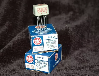 UTC FHA-25 Transistor Interstage Transformers • $5