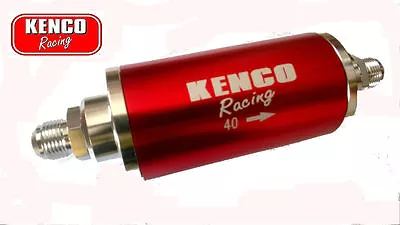 S/S 40 Micron Kenco Racing Aluminium Fuel Filter AN8 Car Speedway Rally Drag  • $95