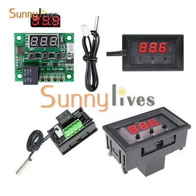 $6.61 • Buy Digital 12V Thermostat -50-110°C W1209 Temperature Controller Switch Sensor+Case