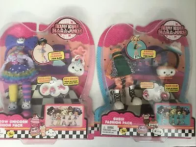 Kuu Kuu Harajuku Lot Of 2 Fashion Packs SUSHI & RAINBOW UNICORN For 10” Doll NEW • $15.21