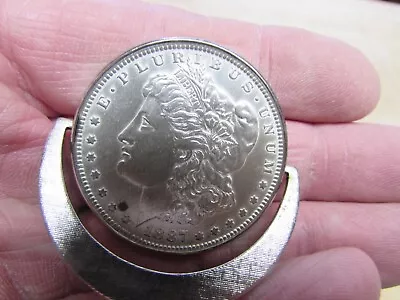 Keychain 1887-o Morgan Dollar 90% Silver Coin • $35