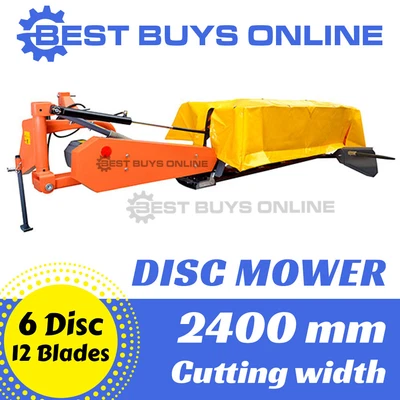 $9773 • Buy Hay Mower 6 Disc 8 FT Hay Maker 2.4 M Cutting Width Slasher Tractor 3PL NEW