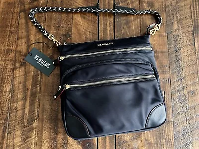 MZ Wallace Tribeca Downtown Crossbody Bag In Black Large - New! • $245