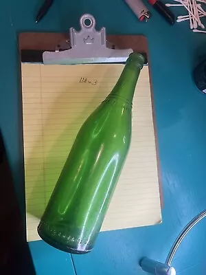 Vintage Vim Green Glass Bottle  • $17