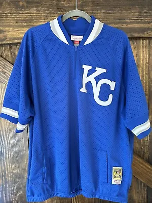 Kansas City Royals Mitchell Ness 1992 Men’s XL Baseball Cooperstown Jersey MLB • $41