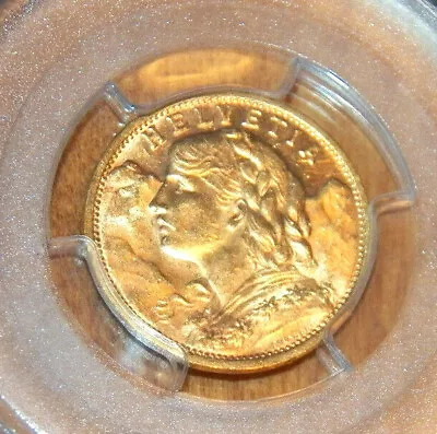 $999.95 • Buy SWITZERLAND SWISS 1905B 20F 20 FRANCS Gold MS 62 PCGS KEY DATE Certified Coin 