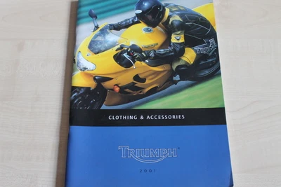£5.66 • Buy 155932) Triumph - Clothing & Accessories - Brochure 2001