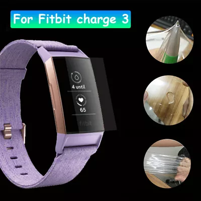 3x Screen Protector For Fitbit Charge 4/ Charge 3/ Charge 2 Compact Hardness LCD • $3.58