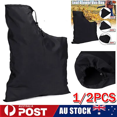 1/2x Black Zip Leaf Blower Vacuum Bag Replacement Garden Lawn Leave Storage Bags • $9.87