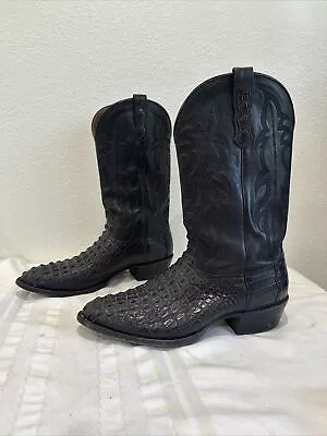 Vintage Nocona Hornback Caiman Crocodile Cowboy Boots 12 D • $499.99