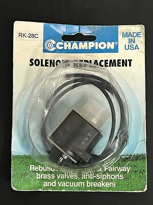 Champion Selenoid Replacement 24VAC 60Hz System Solenoid RK-28C - New In Pack • $29.99