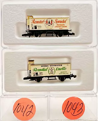 Marklin Z Scale M/M 1042 & 1043  2 COLLECTOR REFRIGERATOR CARS  Marklin Boxs  C8 • $39.95