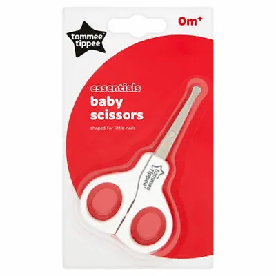 Tommee Tippee Newborn Baby Infant Manicure Safety Nail Scissors Cutter Grooming • £5.59