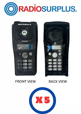 5 X Motorola Original PR400 FKP Plastic Housing Only - Black • $75