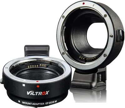 VILTROX EF-EOS M Lens Adapter Mount Electronic Auto Focus EF-M Adapter AF Lens  • £25.68