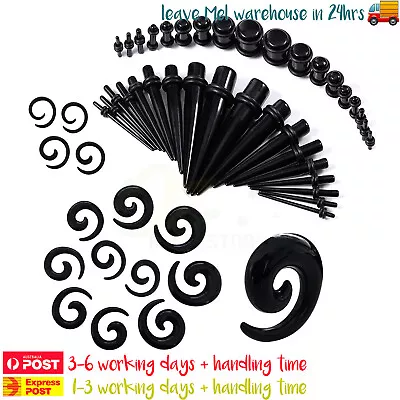 1.6-18mm Ear Stretcher Acrylic Spiral Tapers Plugs Body Piercing Body Jewellery • $6.99