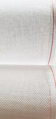 £1.25 • Buy 14 Count White Interlock Mono Tapestry Canvas Genuine Zweigart: Options Sizes 