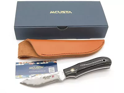 Mcusta Mike Irie Sport 300 Seki Japan Micarta Damascus Fixed Blade Hunting Knife • $296