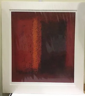 £125 • Buy Nel Whatmore - The Best In Me - Mounted - Abstract Modern Art Red Yellow Colour